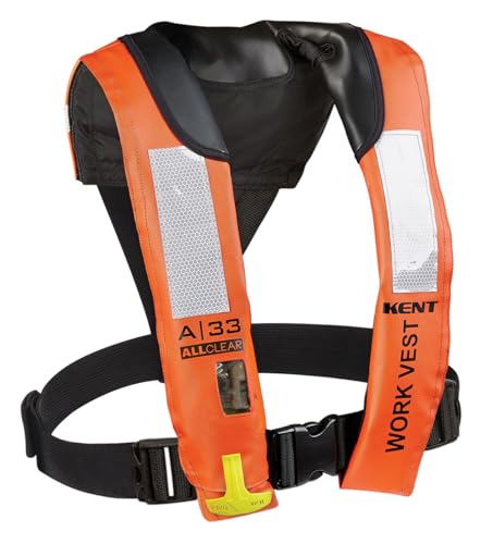 Kent A-33 Automatic All Clear Inflatable Work Life Jacket