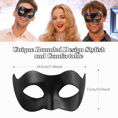 Erythem Masquerade Mask for Men, Venetian Style Masquerade Ball Mask for Halloween Costume Party Mardi Gras