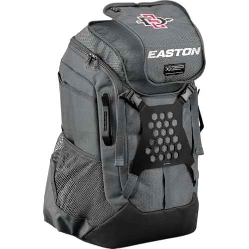 Easton | Walk-Off NX Backpack Equipment Bag | Adult | Baseball & Fastpitch Softball | Team Logo Panel | Multiple Colors