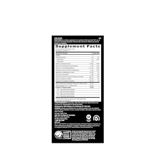 GNC AMP Amplified Hydration Electrolyte Powder Drink Mix | Enhanced Electrolyte & Healthy Digestion Complex | Tropical Pun...