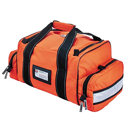 Ergodyne Arsenal 5215 Large Medic First Responder Trauma Duffel Bag with Shoulder Strap, Orange