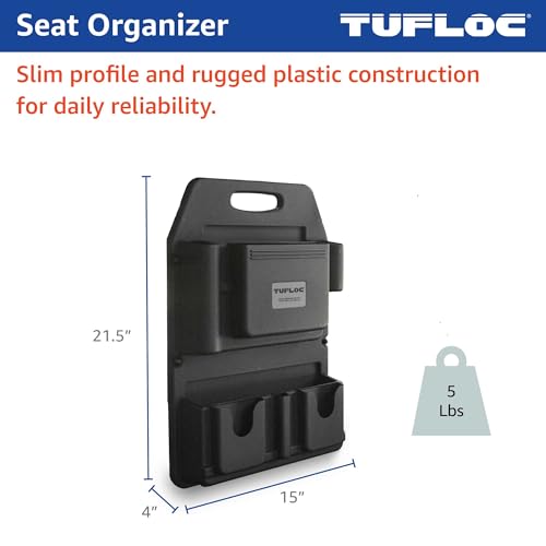Tufloc Seat Organizer for Police and Law Enforcement Vehicles - Keeps Gear Secure and Readily Accessible