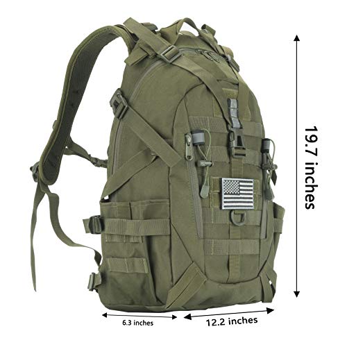 Pickag Tactical Backpack Military Molle Bag Camping Trekking Fishing Gym Traveling Motorcycle Hiking Daypack