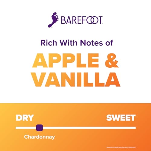 Barefoot Chardonnay, White Wine, 1.5 Liters Bottle