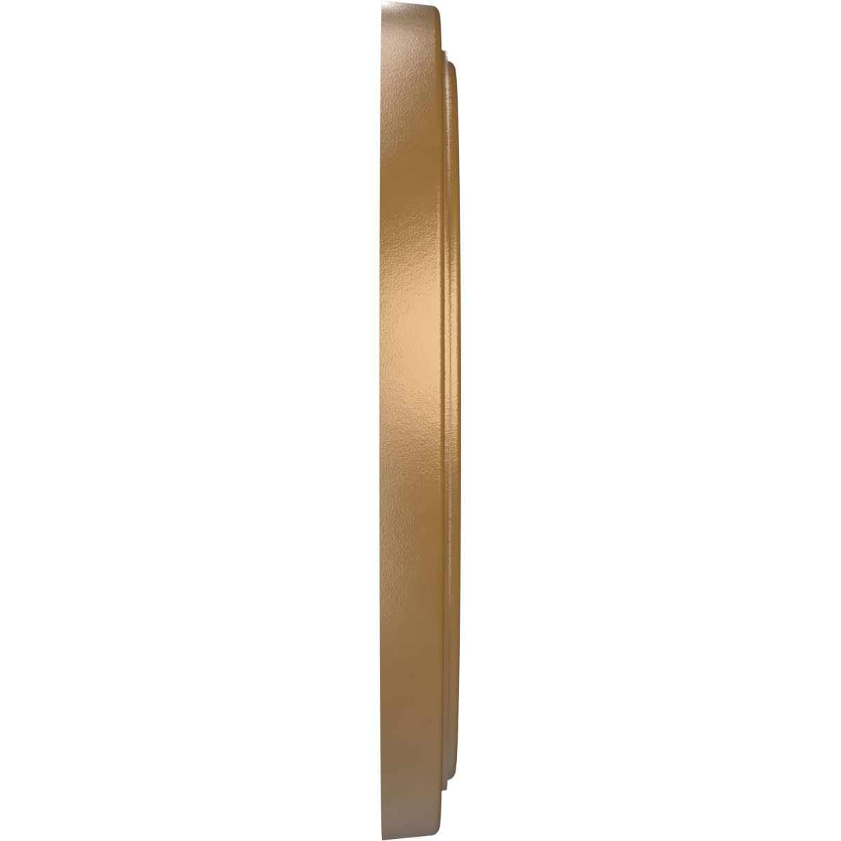13Od X 3 1/2Id X 1 1/4P Traditional Thermoformed Pvc Ceiling Medallion (Fits Canopies Up To 7 1/2), Metallic Gold Rush