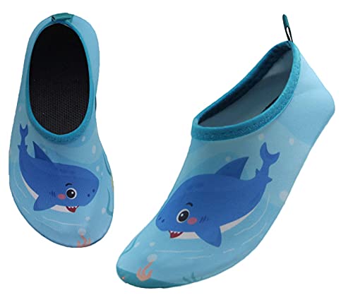 BomKinta Kids Water Shoes Boys Girls Barefoot Quick Dry Non-Slip Aqua Socks for Beach Swimming Pool