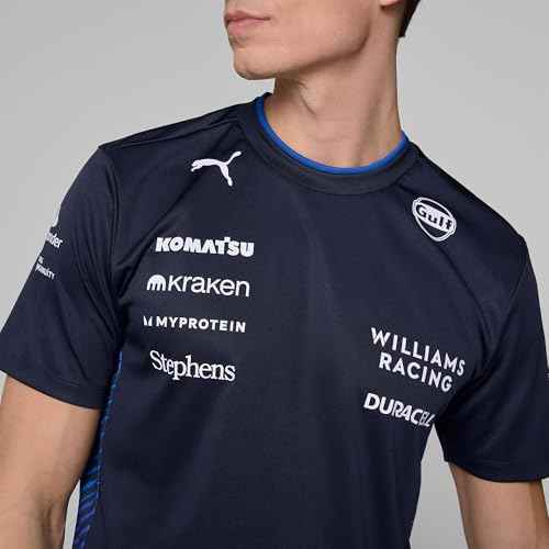PUMA Williams Racing Formula 1 Men's 2025 Team Tshirt - Navy
