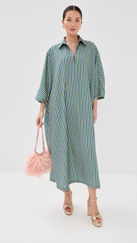 La Vie Style House Women's Stripe Maxi Everyday Dress