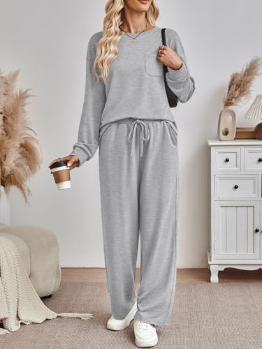 AUTOMET Womens Sweatsuits 2 Piece Lounge Matching Outfits Sweat Sets Tracksuit Travel Sweatshirts Fall Fashion Clothes 2026