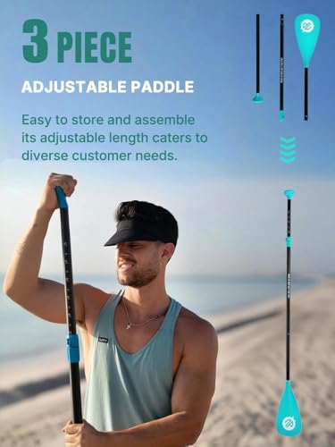 Niphean Inflatable Stand Up Paddle Board with Stabiltrac Fin Design and SUP Accessories and 4-Layer Insulated Paddle Board...