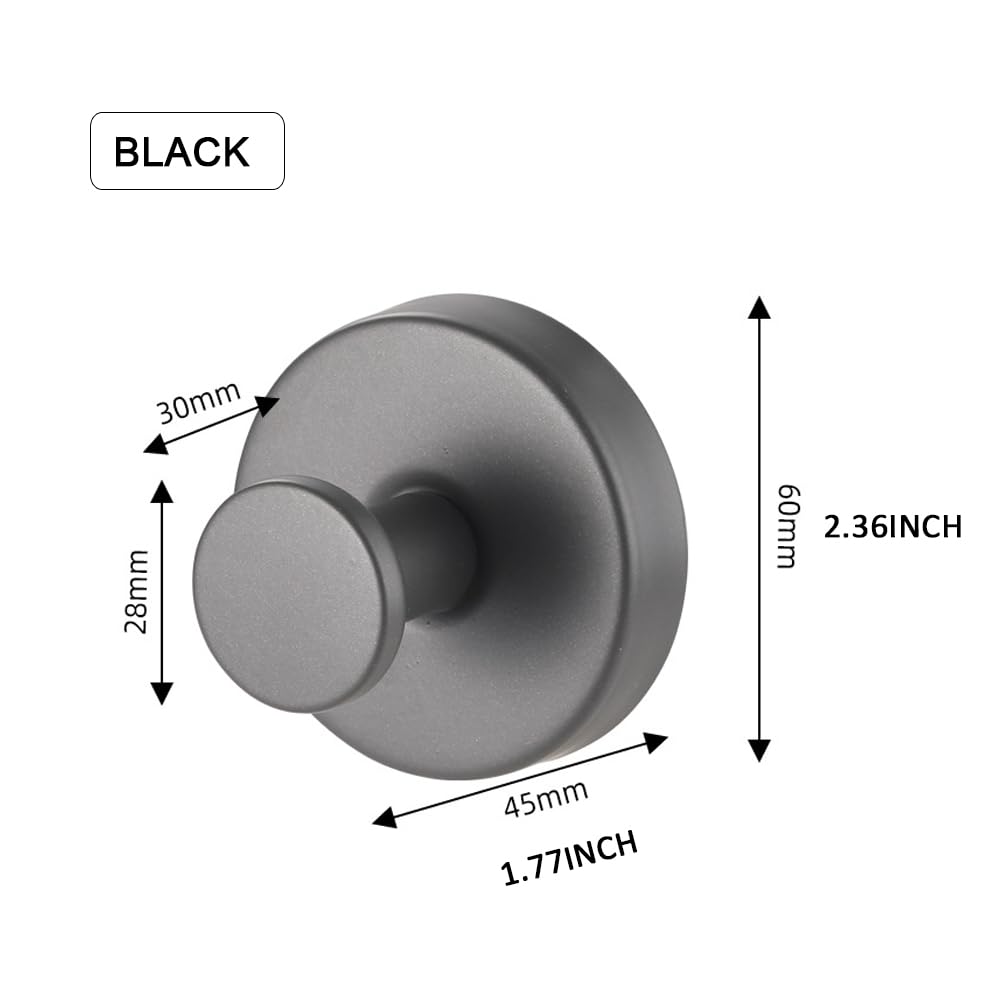 STAMI PLET Suction Cup Wreath Hanger，Suction Cup Hooks Hanging 15 Lbs，Waterproof Suction Cup Wreath Holder for Windows (Black, 2)