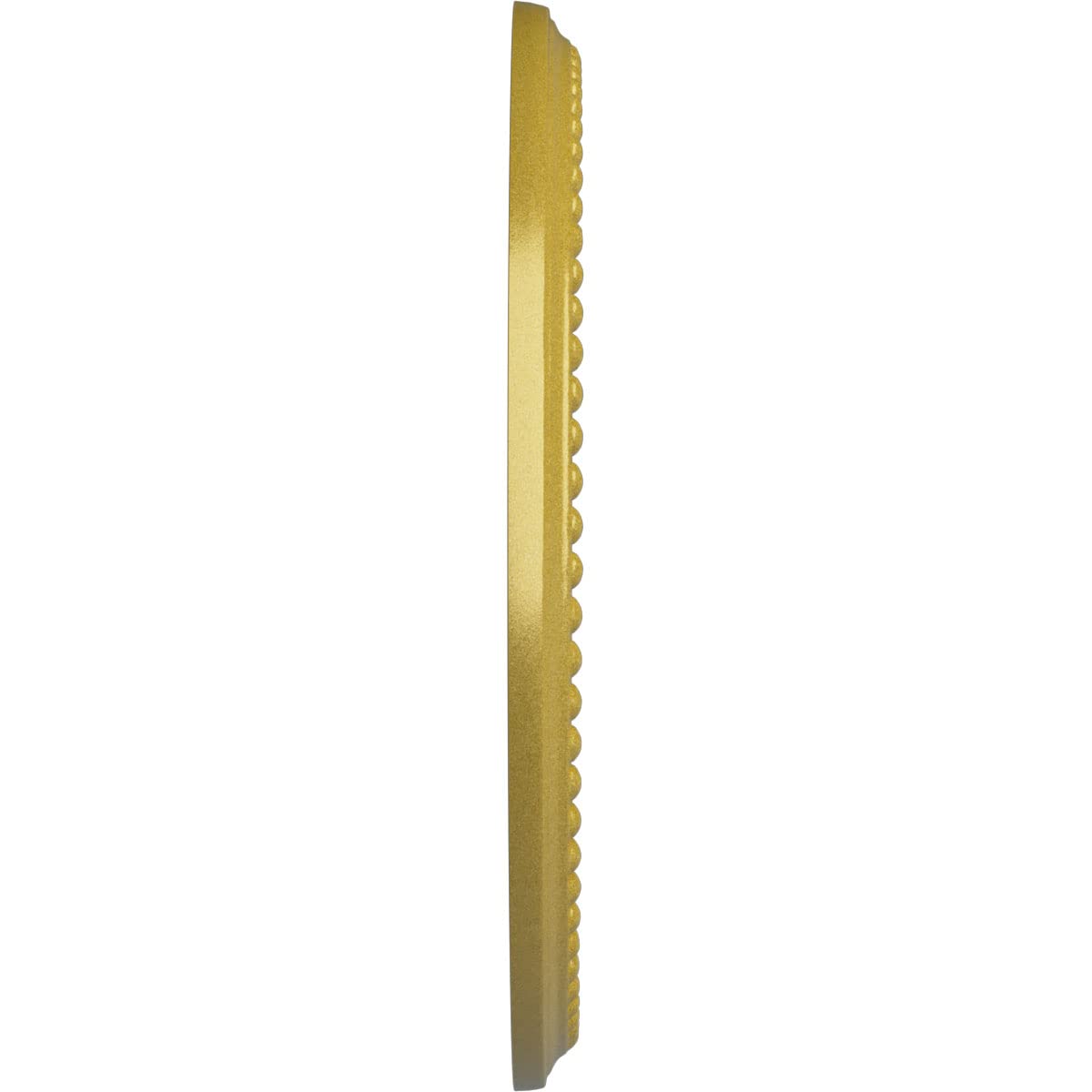 12 1/2Od X 3 7/8Id X 3/4P Bradford Ceiling Medallion (Fits Canopies Up To 6 5/8), Hand-Painted Rich Gold
