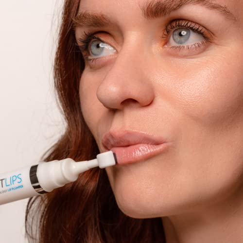 Lip Plumper with Roller to Instantly Plump Lips, Promotes Hydration and Fullness, Plumping Lip Gloss for Fuller Lips, Serum to Moisturize Your Lips (12 ML)