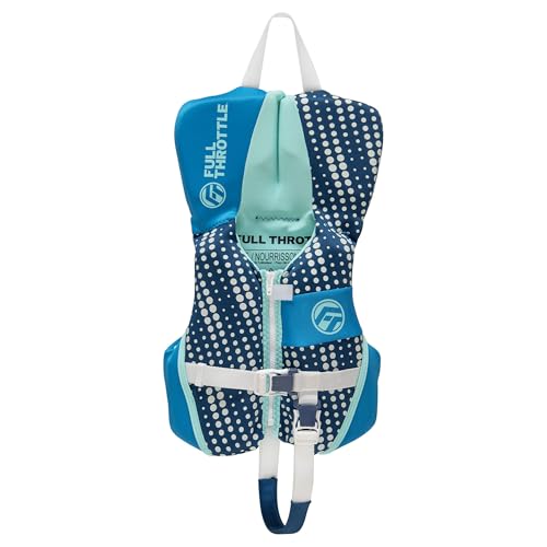 Full Throttle Rapid Dry Flex-Back Infant Life Jacket – U.S. Coast Guard and Transport Canada Approved, fits Infants Less T...