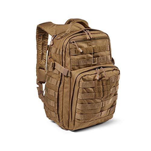 5.11 Tactical Backpack – Rush 12 2.0 – Military Molle Pack, CCW with Multiple Compartments, 24 Liter, Small, Style 56561, ...