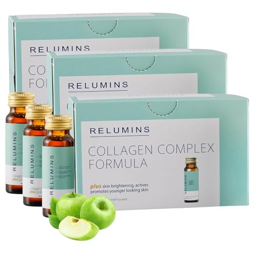 Relumins World's Most Advanced Collagen Drink - 10,000mg w/Glutathione & Antioxidants | USA's No.1 Liquid Collagen for New...