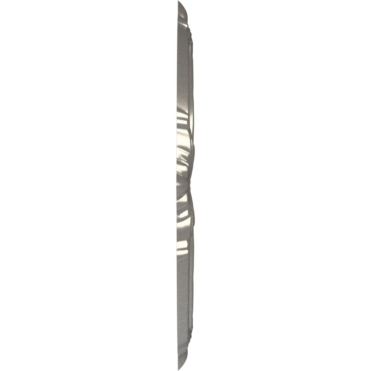 Ekena Millwork 22Od X 3 1/2Id X 1P Attica Thermoformed Pvc Ceiling Medallion (Fits Canopies Up To 7 3/4), Aged Dark Steel