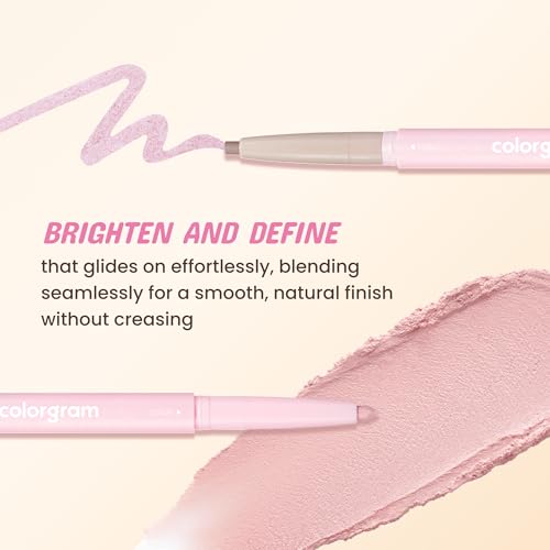 COLORGRAM Under Eye Highlighter Stick 03 Real Tone | Silky-Smooth Long-Lasting Highlighter & Contouring Stick for Smudge-P...