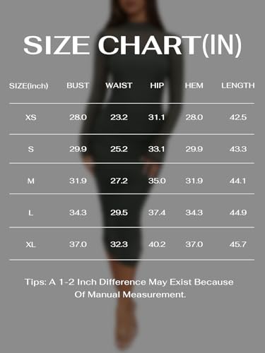 REORIA Women's Fall Mesh Long Sleeve Midi Ruched Bodycon Dress Mock Neck Elegant Club Evening Party Cocktail Dresses