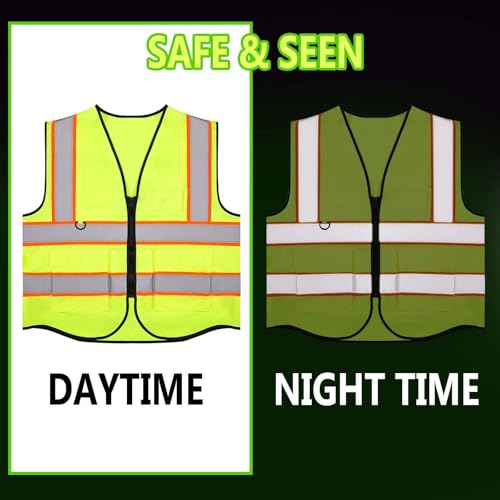 Kuscul 6Pcs Neon Costume Outfit Including Neon Reflective Vest Sunglasses Beaded Bracelet Socks for Women for Glow Party 7...