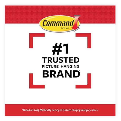 Command 10 lb & 5 lb Medium and Small Picture Hanging Strips 18 Assorted Pairs (36 Command Strips), Damage-Free Hanging Picture Hangers, Wall Hanging Strip for Home Decor, White Adhesive
