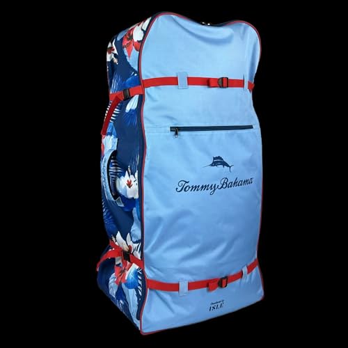 Tommy Bahama Marlin 11’6” 2-in-1 Inflatable Paddle Board/Kayak Package, Includes: Electric Pump, 4-Piece Paddle & Travel B...