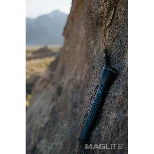 Maglite ML50LX 2-Cell C LED Flashlight, Adjustable Beam, Water-Resistant, Multiple Light Modes, Long Runtime, Tactical-Style Grip ? Black