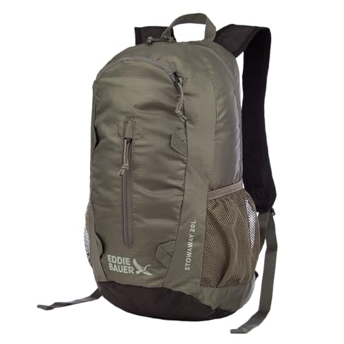 Eddie Bauer Stowaway Packable Backpack | Travel | Outdoor | Lightweight | Foldable | Durable | Ripstop Polyester | 20L - S...