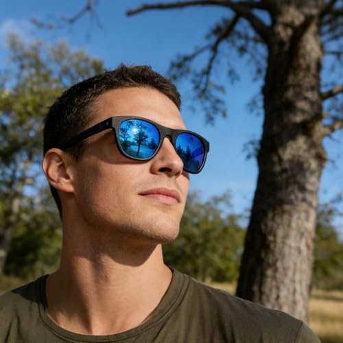 AWGSEE 3 Pack Polarized Sunglasses for Men Women, Lightweight UV Protection Sports Sun Glasses for Driving Fishing Golf