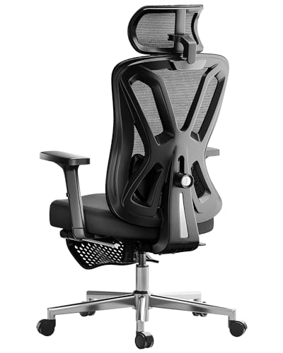 Hbada P5 Ergonomic Office Chair, Desk Chair with Adjustable Lumbar Support and Height, Comfortable Mesh Computer Chair wit...