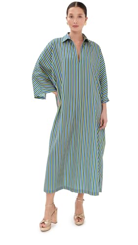 La Vie Style House Women's Stripe Maxi Everyday Dress