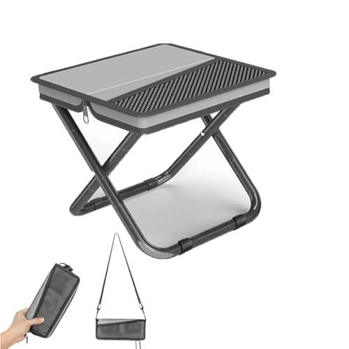 Portable Ultralight Collapsible Stool,Camping Chair,Handbag Style Pocket Foldable Stool for Camping Travel Fishing Hiking ...