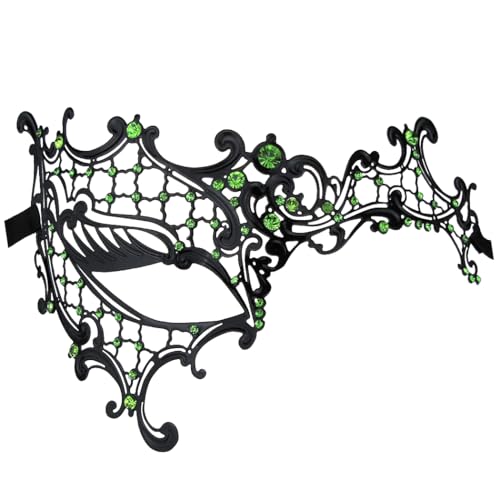 Coddsmz Laser Cut Metal Women's Masquerade Mask Venetian Party Mardi Gras Halloween Mask