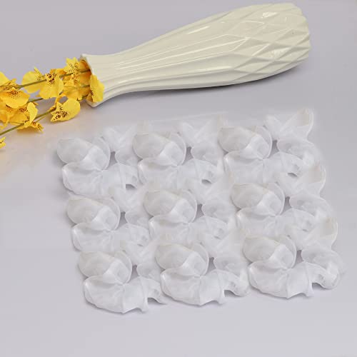 9 Pcs Light Up White Scrunchies, 3 Light Modes Halloween Led Hair Tie, Light Scrunchy for Girls, Glow Bands Ponyair Htail ...