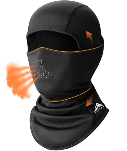 GXCROR Winter Balaclava Ski Mask,Windproof & Thermal,Face Mask for Skiing,Motorcycling,Fishing,Running
