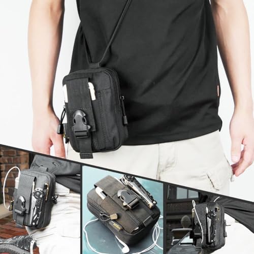 Tactical Waist Bag For Mobile Phone Men's Outdoor Sports Wrist Arm Bag Key Tool Chest Bag