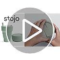 STOJO Collapsible Travel Cup - Reusable To-Go Pocket Size Silicone Bottle for Hot and Cold Drinks - Perfect for Camping - ...