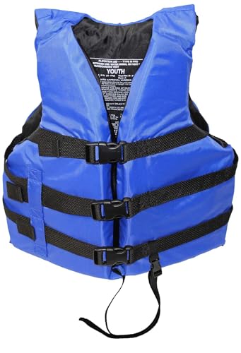 Life Jacket Paddle Vest with Leg Strap; Coast Guard Approved Type III PFD Flotation Device; Jet ski, Wakeboard, Hardshell ...