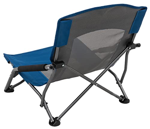 ALPS Mountaineering Rendezvous Low Camping Chairs for Adults with Arms, Cool Mesh Center, Powder Coated Steel Frame, Compa...