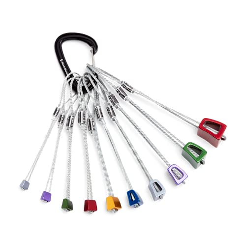 BLACK DIAMOND Stopper Set #4-13 | Lightweight Aluminum Nuts | Color-Coded | Essential Passive Protection for Trad Climbing