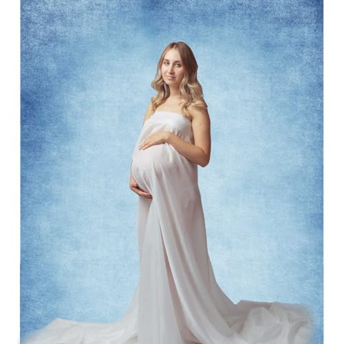 Light Blue Photography Backdrops for Photoshoot, Vintage Abstract Portrait Photo Backdrop, Photo Booth Props 5x7ft