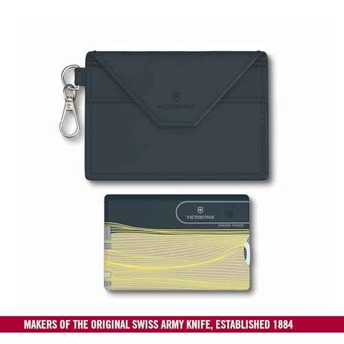 Victorinox Live to Explore Classic Swiss Card, 10 Function Swiss Made Multitool Card, New York Style
