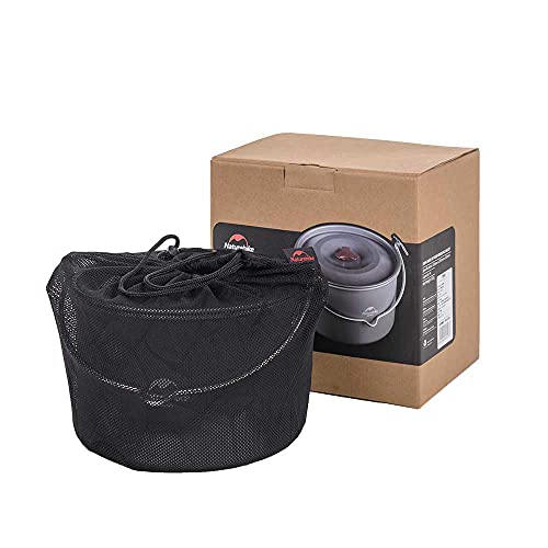 Naturehike 2 Burner Folding Camping Stove & 4.2 Quart Hanging Pot Set