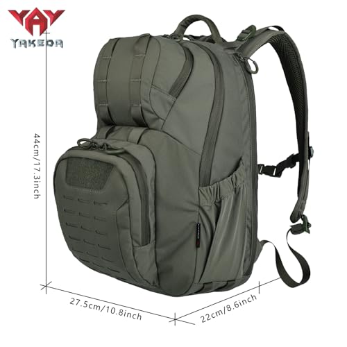 vAv YAKEDA 500D NylonTactical Military Backpack for Men,Fit 12.6-15.6 inches Laptop, Daily Bag for Hiking,hunting,running...