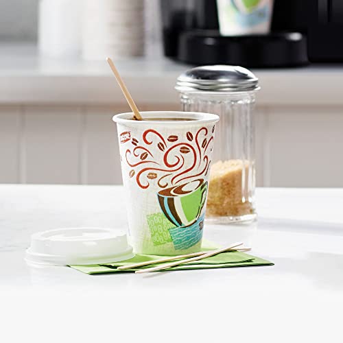 Dixie PerfecTouch 12 oz. Insulated Paper Hot Coffee Cup by GP PRO (Georgia-Pacific), Coffee Haze, 5342CDSBP, 160 Cups Per ...