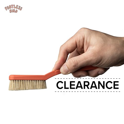 Footless Bird Rock Climbing & Bouldering Brush, Ergonomic, High Density Wild Boar's Thick Hair Bristles, 100% Recyclable, ...