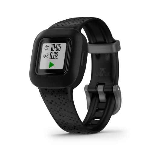Garmin v?vofit¢ç jr. 3 Kids Fitness Tracker, Black Cosmic, Up to 1 Year Battery Life, Swim-Friendly, Activity Unlocks Adventure