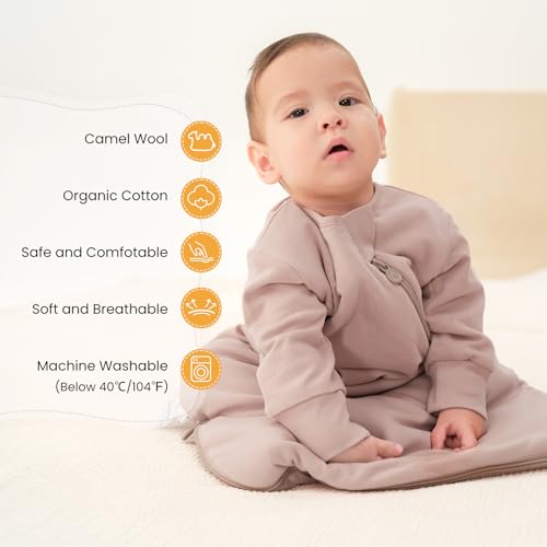 Unisex Sleeping Bag for Babies and Toddlers 3.5 Tog Sleep Sack, Baby Sleep Sack, One piece with sleeves, Gifts for Baby
