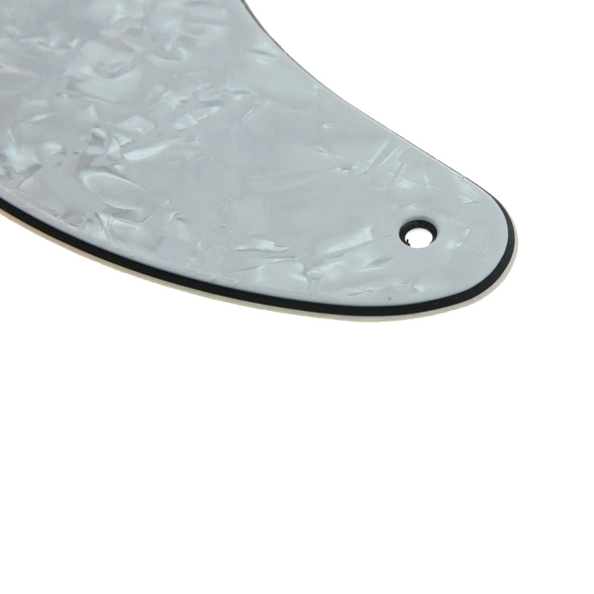 Kaish American Vintage 5 Hole Tele Pickguard Tl Guitar Pick Guard Scratch Plate For Tele/Telecaster White Pearl