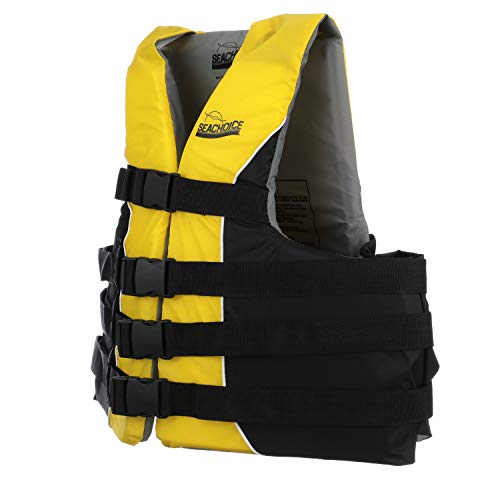 Seachoice Type III Life Jacket - USCG-Approved Adjustable Boat Vest